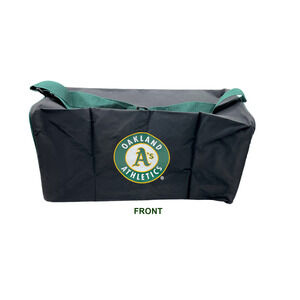 Oakland A’s Athletics MLB Logo Double Sided Gym Duffle Bag 20”x10”  NEW